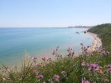 In lontananza si vede il faro di Vasto