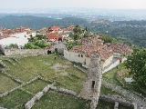 Vista sulla città vecchia di Kruja