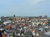 Il panorama di Amsterdam vista da Chiesa Vecchia