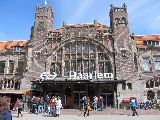 La stazione ferroviaria della città di Haarlem