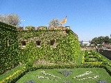 Le mura del Castello di Montjuic