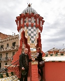 Una fotografia sul tetto della Casa Vicens