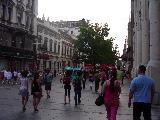 vista sulla Knez Mihajlova