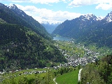 Foto della vista panormaica da Alp Grum