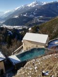 Albergo Bagni Vecchi a Bormio: piscina termale all'aperto