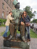 Monumento del famoso scrittore delle fiabe H. C. Andersen