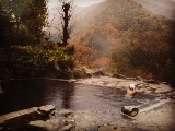 Piscina naturale di Ozawa e vista panoramica