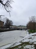 Un canale di Goteborg congelato