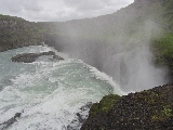Vista sull cascata Gullfoss