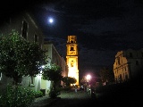 Cattedrale di Lipari illuminata dalla luna piena