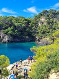 Accesso alla cala Spido non è proprio agevole