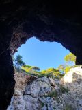 Grotta delle Viole vista dall'interno