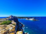 Foto panoramica dell'isola di San Nicola