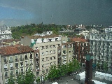 Vista panoramica da un ascensore dal museo di Reina Sofia