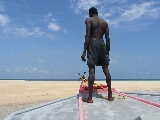banco si sabbia nell'oceano indiano