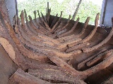 Costruzione di una barca in modo tradizionale della Chole