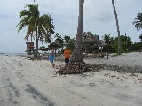 La spiaggia di Mafia lodge