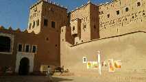 Cortile di Kasbah Taourirt