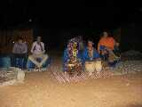 Spettacolo folcloristico dei berberi nell’accampamento