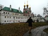 Convento Novodevichy si trova un po' fuori dal centro di Mosca