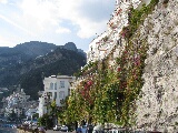 Strada che collega Amalfi ed Atrani