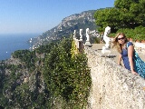 Il terrazzo dell'infinito della Villa Cibrone a Ravello