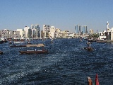 La parte vecchia di Dubai vista dalla barca