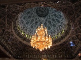 Imponente lampadario della Grande Moschea