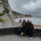 Noi quattro a Zumaia