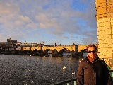 Ponte di Carlo su fiume Vltava