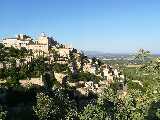 Vista su Gordes prima del tramonto