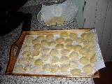 Tortelli di zucca sono pronti per essere cotti