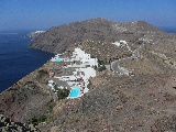 Paesaggio della parte nord di Santorini