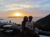 Tramonto dal nostro terrazzo