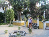 Giardino all'interno della casa de Pilatos