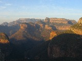 Blyde river canyon al tramonto