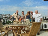 >Terrazza del nostro albergo a Istanbul