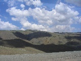Un bel paesaggio fotografato dal pullman sulla strada per Kayseri