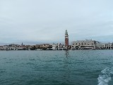 Vista sulla piazza San Marco da un vaporetto